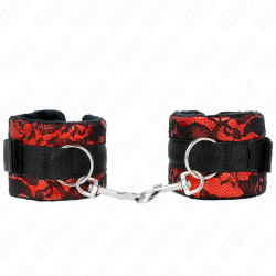 Bracelets nylon avec dentelle rouge Kink