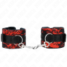 Bracelets nylon avec dentelle rouge Kink