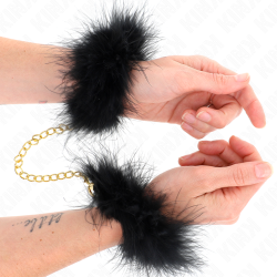 Bracelets en plume chaine dorée Kink