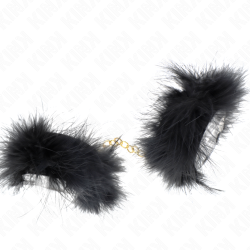 Bracelets en plume chaine dorée Kink