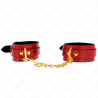 Bracelets rouges Joanna Angel chaine dorée Kink