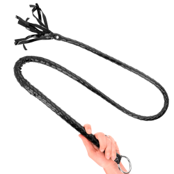 Fouet long pvc brillant 138 cm Kink