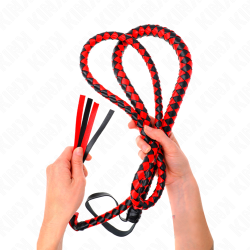 Fouet rouge long serpent 210 cm Kink