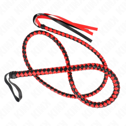 Fouet rouge long serpent 210 cm Kink