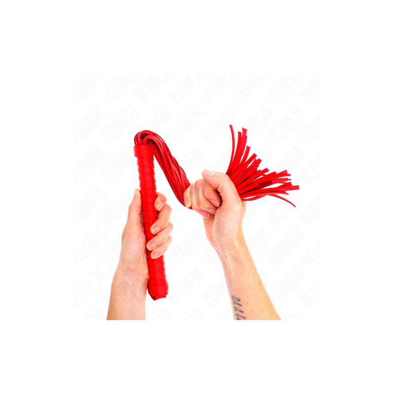 Martinet rouge manche texturé 48,5 cm Kink