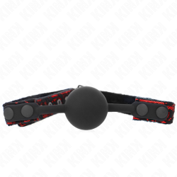 Bâillon boule en silicone Scandale Kink