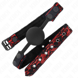 Bâillon boule en silicone Scandale Kink
