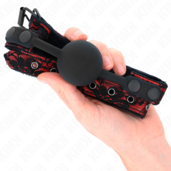 Bâillon boule en silicone Scandale Kink