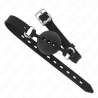 Bâillon boule noire en silicone kink