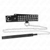Collier avec brillants avec laisse kink