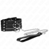 Collier style sub avec laisse Kink