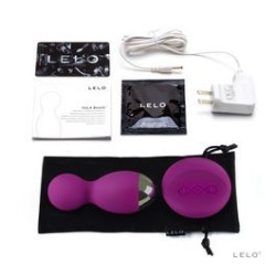 Badge boules Hula rose profond Lelo
