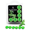 Set de 6 boules brésiliennes menthe