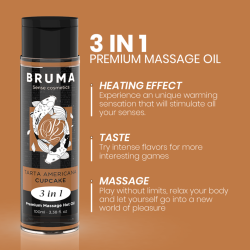 Huile massage Premium chauffant Cupcake Bruma