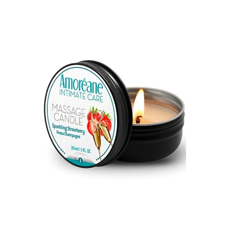 Bougie de massage Fraise Champagne