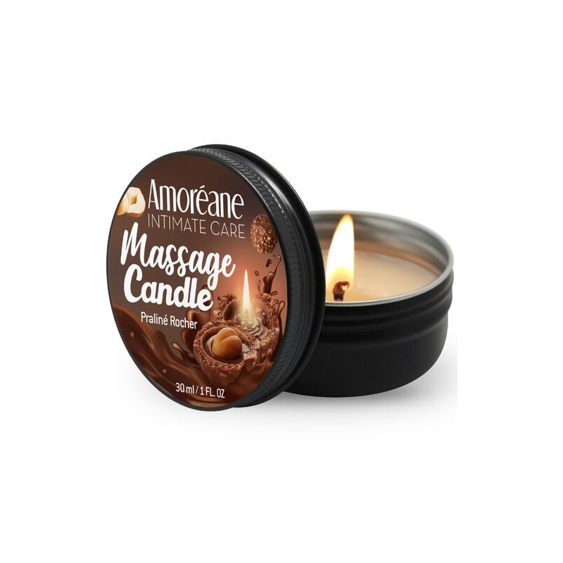 Bougie de massage Rocher praline