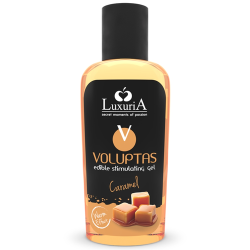 Gel comestible massage caramel Luxuria