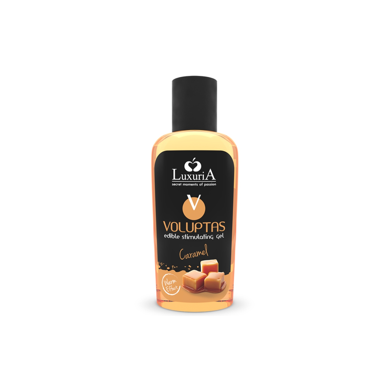 Gel comestible massage caramel Luxuria