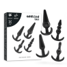 Plug anal kit 4 pièces noir Addicted Toys