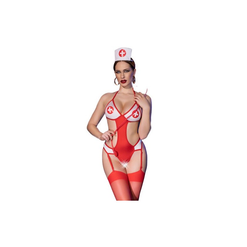 Ensemble body infirmière Chilirose