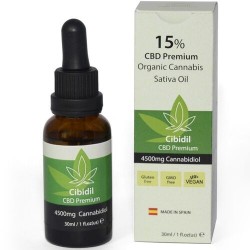 Huile relaxante  Cibidil de CBD 15%