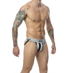 Jockstrap rayures noir blanc MOB