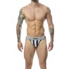 Jockstrap rayures noir blanc MOB
