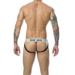 Jockstrap rayures noir blanc MOB