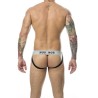 Jockstrap rayures noir blanc MOB
