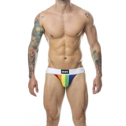 Jockstrap rayures arc-en-ciel MOB
