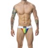 Jockstrap rayures arc-en-ciel MOB