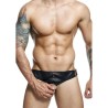 Jockstrap cockring noir Dngeon MOB