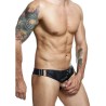 Jockstrap cockring noir Dngeon MOB