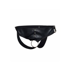 Jockstrap cockring noir Dngeon MOB