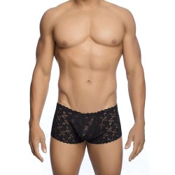 Boxer noir en dentelle MOB