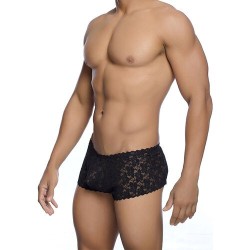 Boxer noir en dentelle MOB
