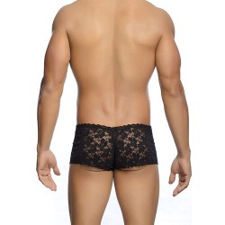 Boxer noir en dentelle MOB