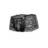 Boxer noir en dentelle MOB