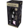 Plug anal de luxe métal cristal rose Alive