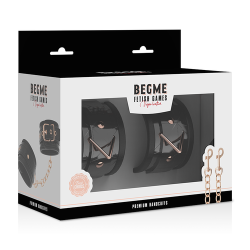 Menottes Premium Doublées Black Edition Begme
