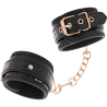 Menottes Chevilles Premium Doublées Black Edition Begme