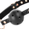Bâillon en cuir végétalien Black Edition Begme
