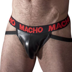 Jockstrap cuir MX25RC rouge Macho
