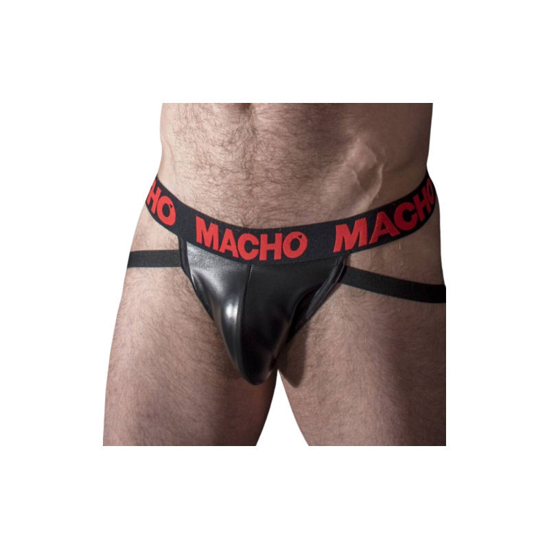 Jockstrap cuir MX25RC rouge Macho