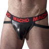 Jockstrap cuir MX25RC rouge Macho