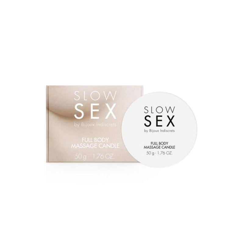 Bougie de massage Slow Sex Bijoux indiscrets