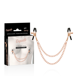 Pinces double chaîne et vis Coquette