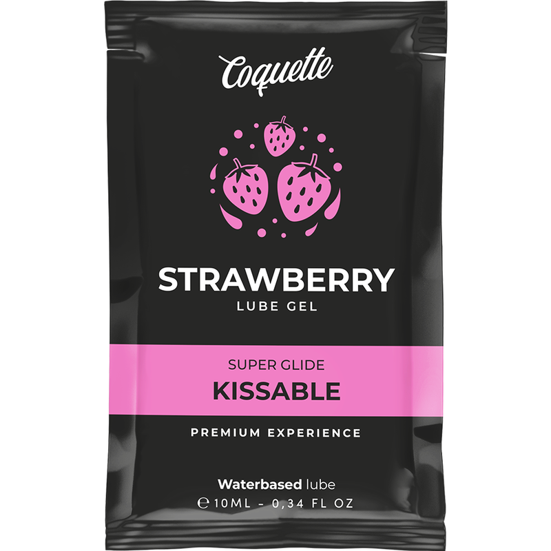 Lubrifiant fraise kissable doses Coquette Chic