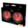 Cache tétons coeur franges rouges Coquette Chic