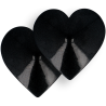 Cache tétons coeur noirs Coquette Chic